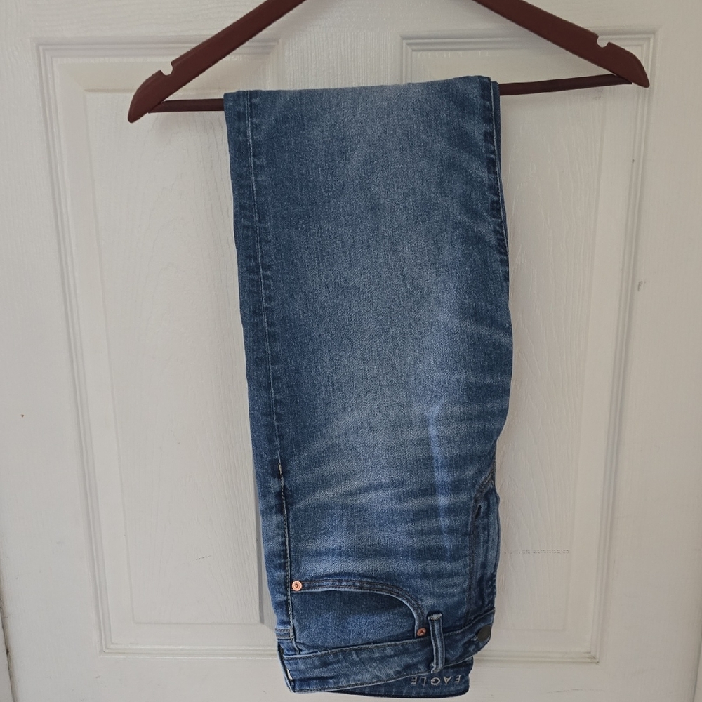 American Eagle Outfitters Men's Blue Original Straight Jeans- Size 32x34